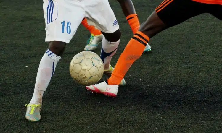 person playing soccer