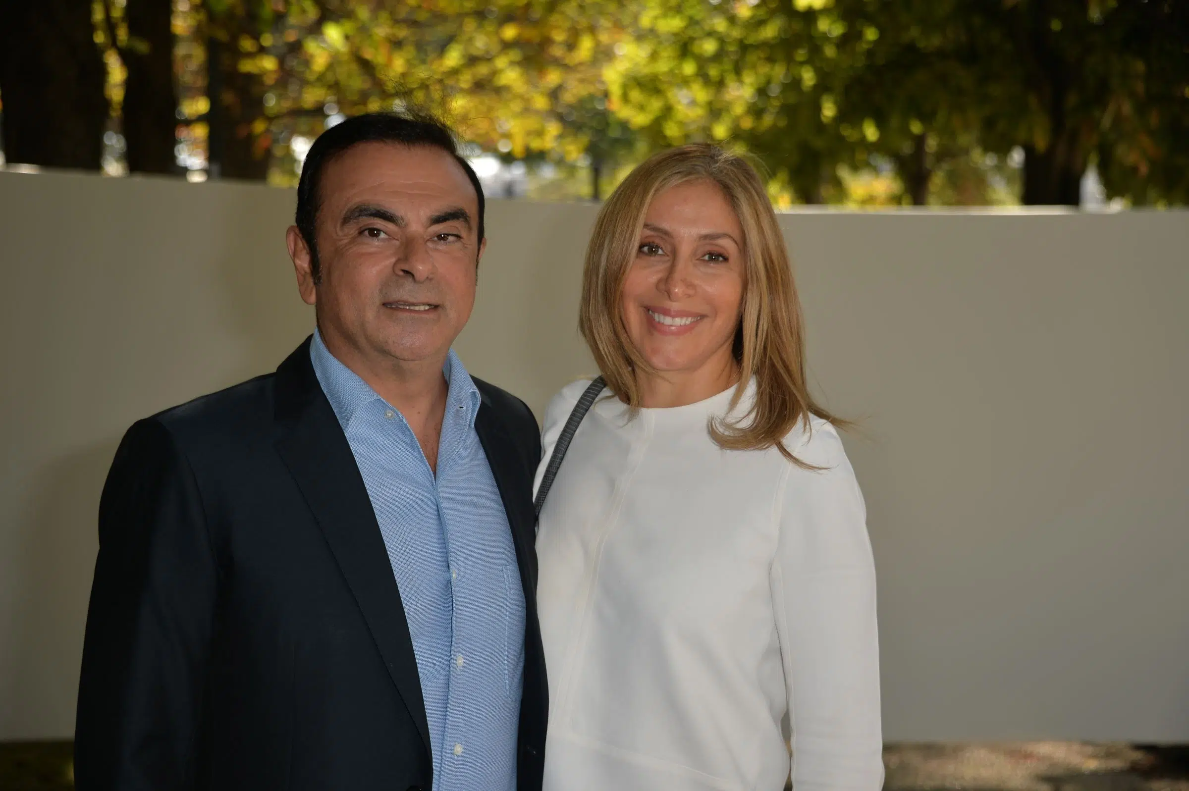 se trouve la femme de Carlos Ghosn