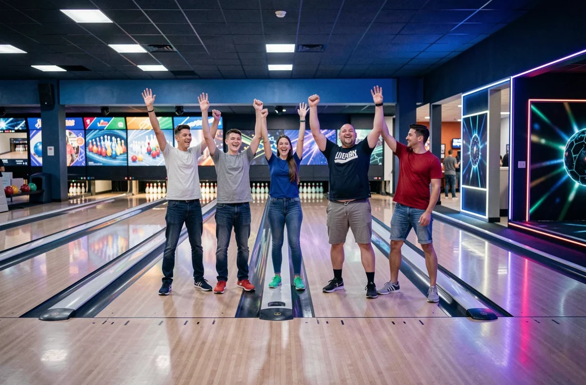Complexe de loisirs XL Extra-Laserbowl à Ballainvilliers avec pistes de bowling et ambiance festive en famille